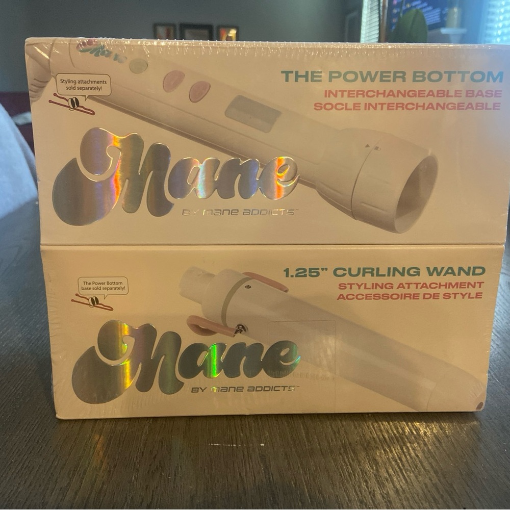 Mane Addicts Curling Wand and Interchangeable Base Set